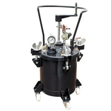 Load image into Gallery viewer, Iwata PT10N IWATA 2SPRAY PRESSURE POT MANUAL AGITATION 10L POT WITH GAUGES WHEELS &amp; LINER
