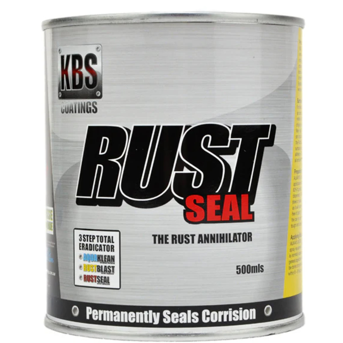 KBS 4303 Rustseal Rust Preventive Coating Silver 500ml – Auto Centre Parts