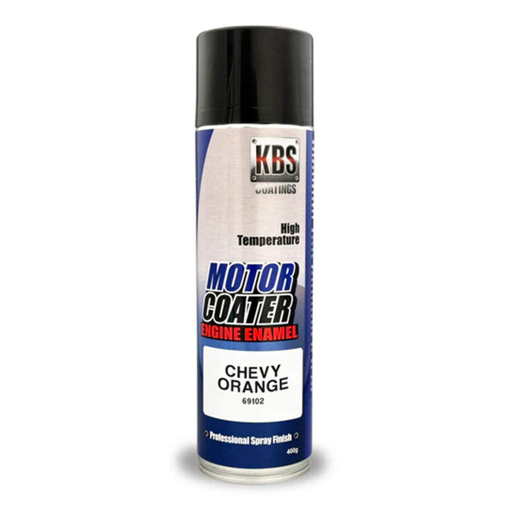 KBS 69102 Engine Enamel Motorcoater Chevy Orange 400g Aerosol