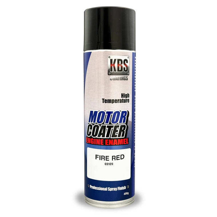 KBS 69109 Engine Enamel Motorcoater Fire Red 400g Aerosol