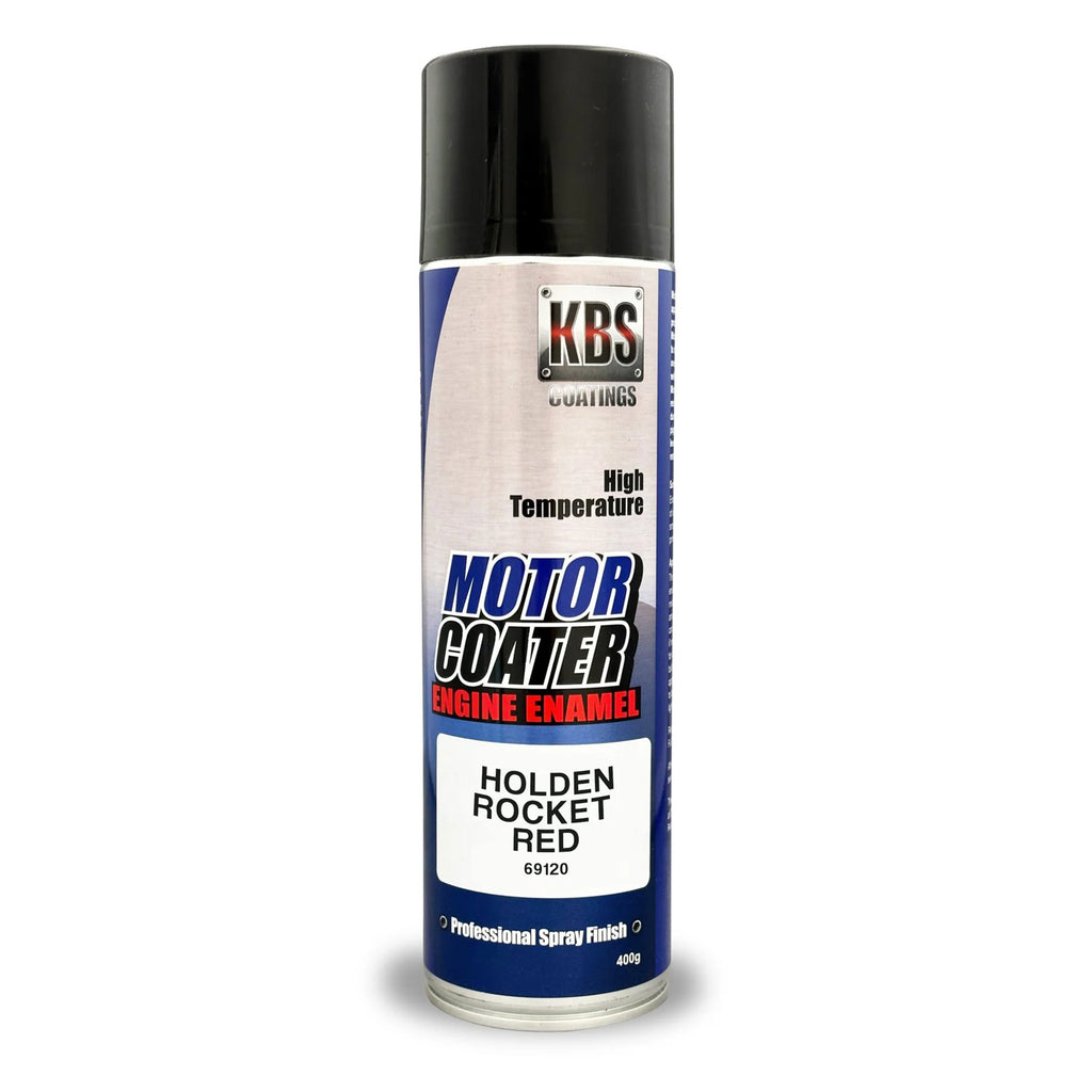 KBS 69120 Engine Enamel Motorcoater Holden Rocket Red 400g Aerosol