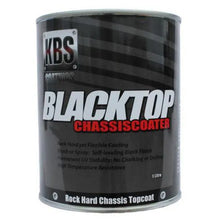 Load image into Gallery viewer, KBS 8502 KBS BLACKTOP PERMANENT UV TOP COAT SATIN BLACK 4 LITRE