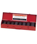 Load image into Gallery viewer, 1" Dr Deep Impact Socket Set 8pc Metric (6p)