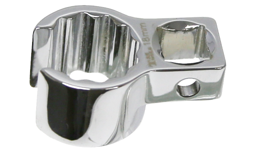 3/8" Drive Flare Nut Crowsfoot Wrench, 18mm