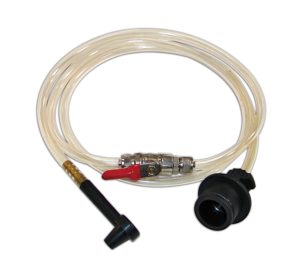 Bleeding Tube with Shut-Off Valve for Brake Fluid
