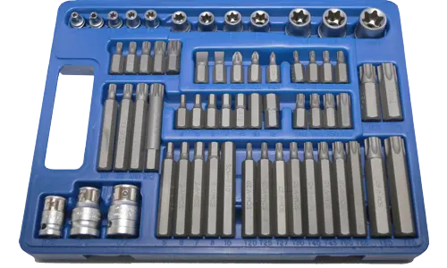 61 Piece Combination Bit & E-Series Socket Set