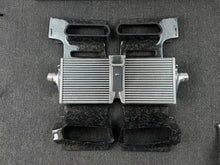 Load image into Gallery viewer, CNC Machined Performance Intercooler Kit for Porsche 992 Turbo for Turbo S with Carbon Fiber Shield High Flow