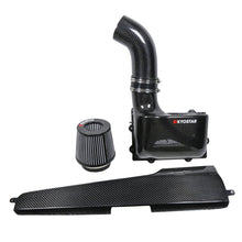 Load image into Gallery viewer, Carbon Fiber Cold Air Intake System Cone Filter Style for VW Golf MK7 R GTI/S3 8V
