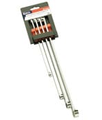 Double Ring Box Wrench Set 4pc SAE Extra Long