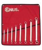 Load image into Gallery viewer, Double Ring Wrench Set 8pc Metric 75° Offset