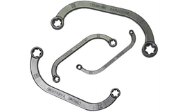 E-Series Torx Half-Moon Ring Wrench Set, 4 Piece