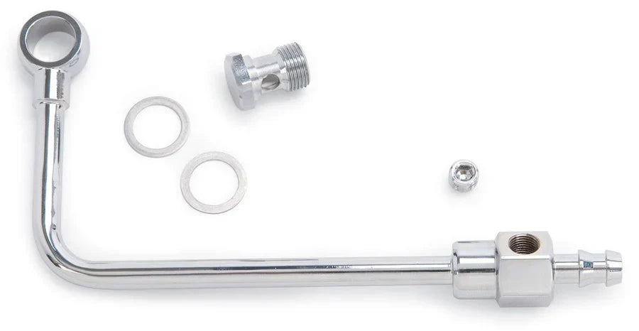 Edelbrock 3/8" Chromed Steel Fuel Line - ED8126