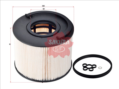 Fuel Filter Fits 2704P Wcf186 Ef-31030