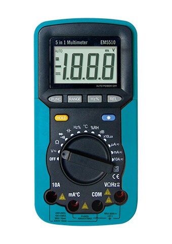 5-in-1 AutoRange Digital Multimeter