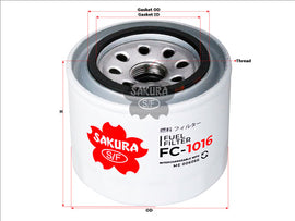 Fuel Filter Fits Z188 Wz188Nm Fc-1002 Fc-1016