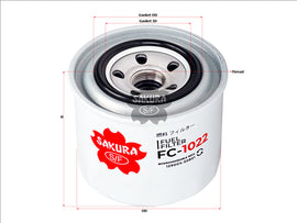 Fuel Filter Fits Wz188Nm Me006066 Fc-1004-1 Fc-1022