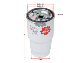 Fuel Filter Fits Ff5432 23390-64450 0986Af6037 Fc-1108