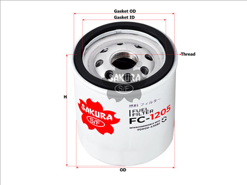 Fuel Filter Fits P550127 7000043081 Fc-1205