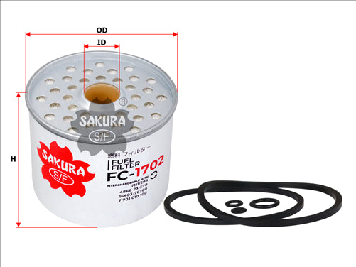 Fuel Filter Fits R2132P Wr2132P Cav296 Fc-1702