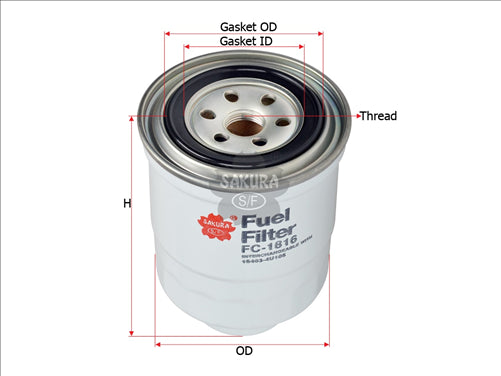 Fuel Filter 16403-Eb75B Fc-1816