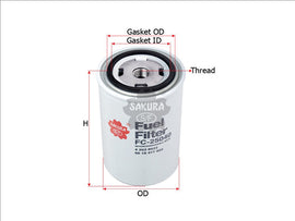 Fuel Filter Fits P550004 Renault Kerax 420.32 11.0L Fc-25040