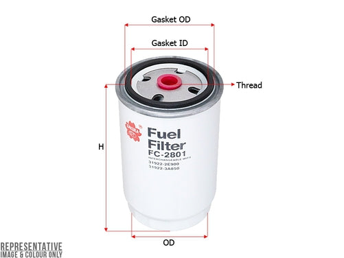 Fuel Filter Z707 Fc-2801