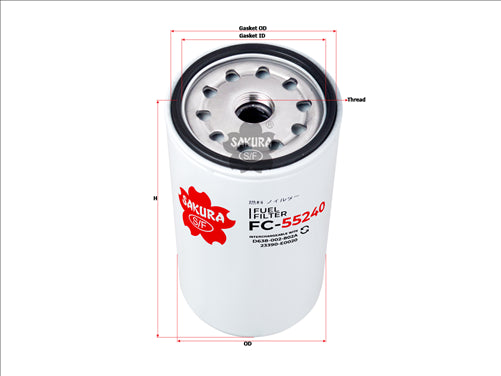 Fuel Filter Fits P551767 23390-E0020 Fc-55240