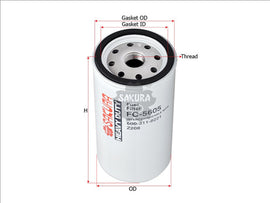 Fuel Filter Fits P550410 600-311-8221 0968Af8164 Fc-5605