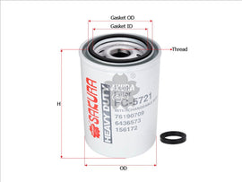 Fuel Filter Fits Bf957D P55-0106 Fc-5702-1 Fc-5721