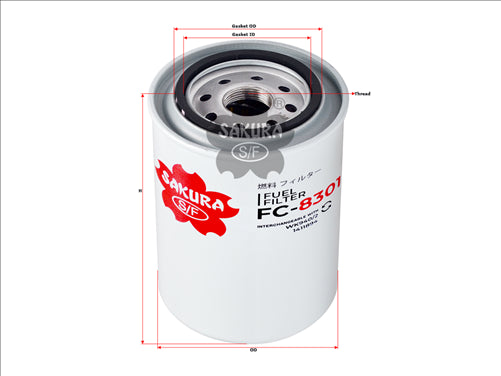 Fuel Filter Fits P550515 Fc-8301