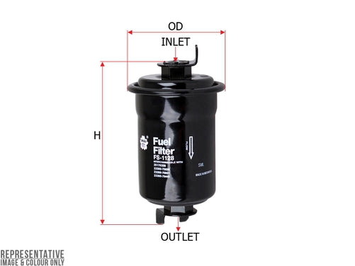 Fuel Filter Efi In-Line Fs-1128