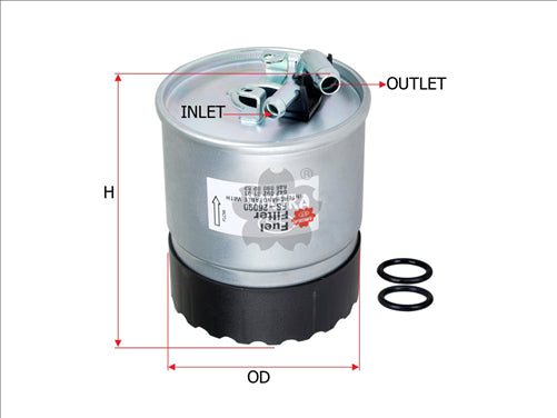 Fuel Filter Fits Z706 Wcf114 Fs-26090