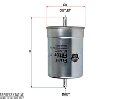 Fuel Filter Fits Z168 Wz168 Ff2027 Fs-8002