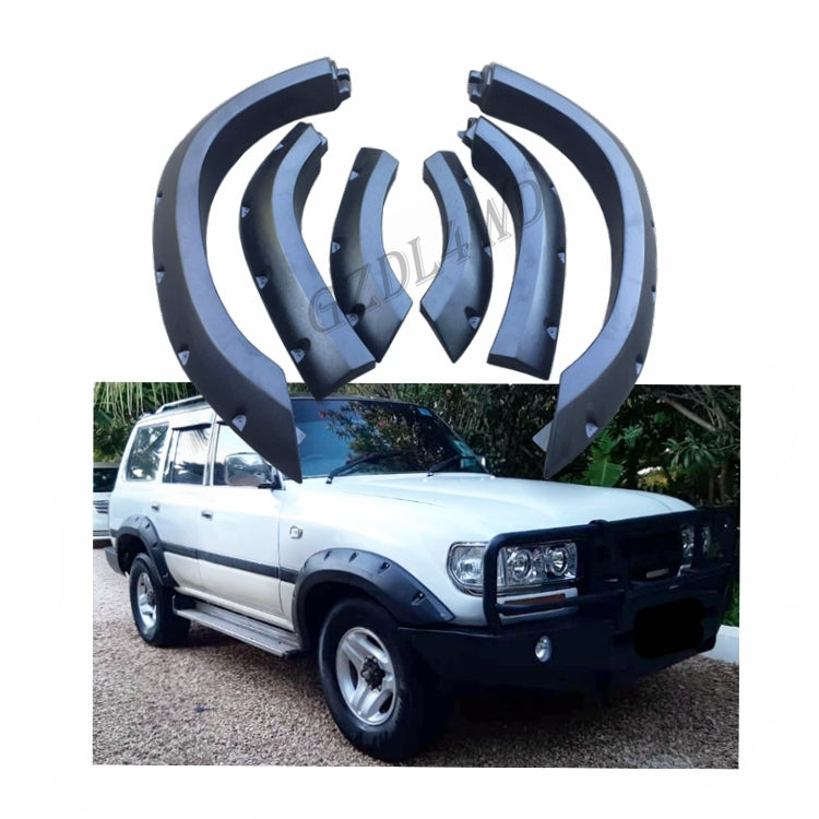 Factory Price ABS Fender Flares Wheel Arches Texture Black for Land Cruiser 80 Series LC80 FJ80 1990-1997