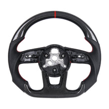 Load image into Gallery viewer, For Audi A3 17-22 /A4 17-20/ RS4 19-21/RS5 17-21/RS3 17-21/S3 16-21/A5 17-21/S4 16-20/S5 17-20 Carbon Fiber Steering Whe