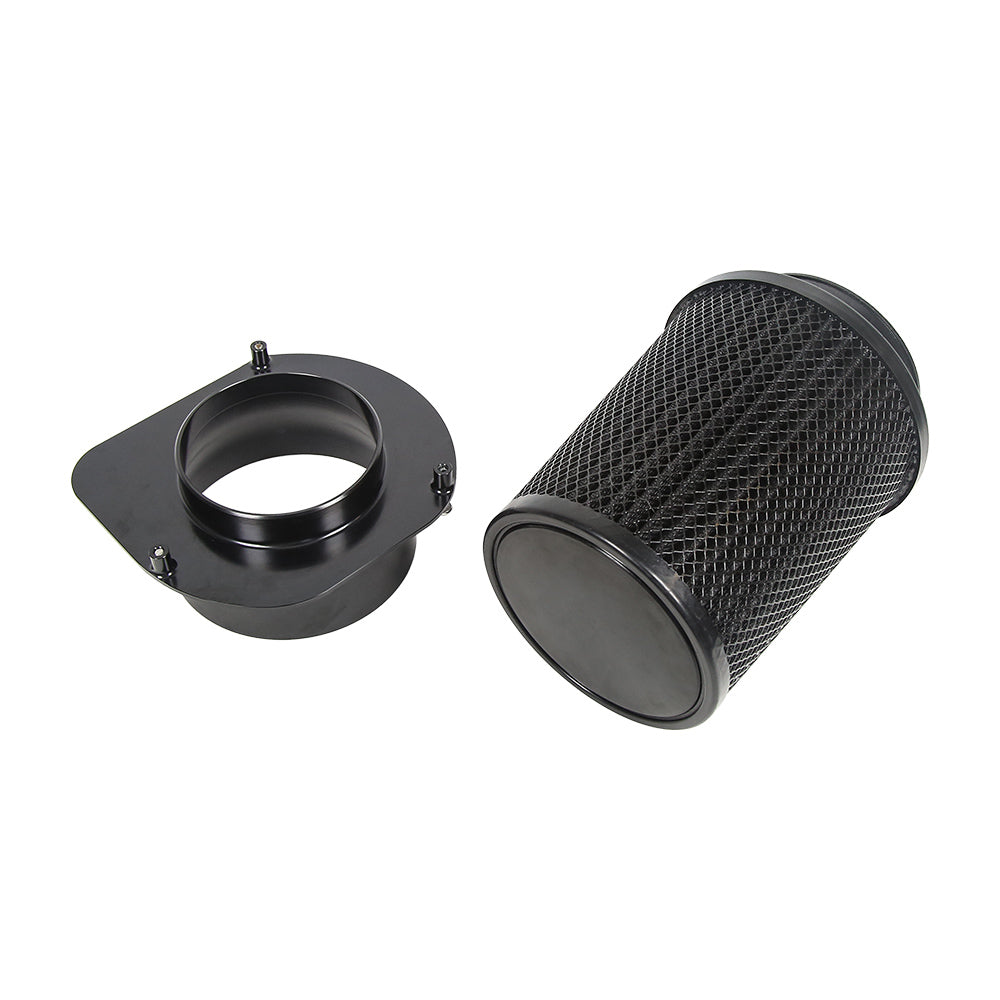 For Mercedes-Benz M133 A45 /CLA45 /GLA45 AMG CNC One-Piece Molding Aluminum Adapter + Air Filter