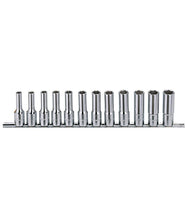Load image into Gallery viewer, 1/2" Drive Deep Socket Rail Set 12 Piece - Metric (6 Point)