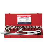 Load image into Gallery viewer, 15 Piece 1" Drive Socket Set Metric