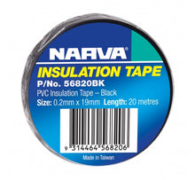 Load image into Gallery viewer, Narva PVC Insulation Tape Black 19mm x 20m