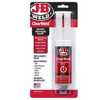 Load image into Gallery viewer, JB Weld ClearWeld Clear Quick Setting Epoxy Syringe 25ml