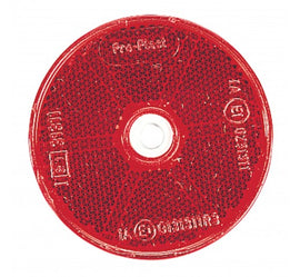 NARVA Red Reflector 60MM Diameter Pack of 2