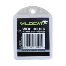 Load image into Gallery viewer, Wildcat Warrant of Fitness Holder