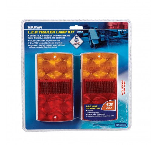 NARVA LED 36 12V Slimline Trailer Lamp Kit