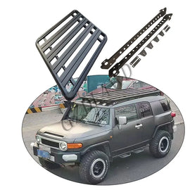 GZDL4WD 220*125CM High Quality 4x4 Aluminum Alloy Roof Rack for Land Cruiser FJ Cruiser 2007+ Car Luggage Rack Roof Carr