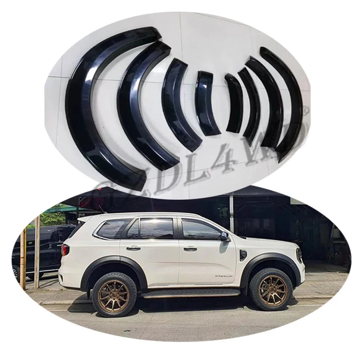 GZDL4WD 4X4 Black Fender Flares Wheel Arch for Everest Next Gen 2023+