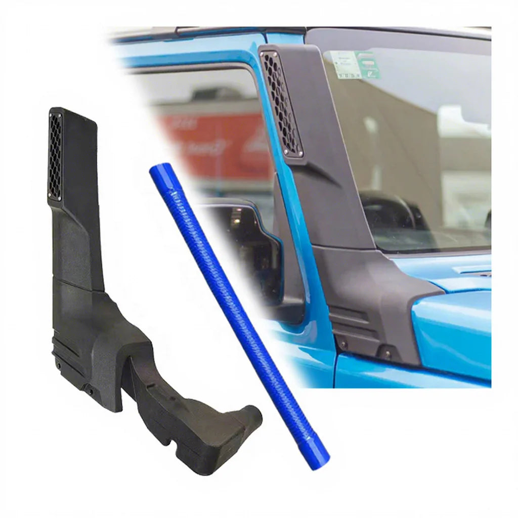 GZDL4WD 4X4 LLDPE Car Snorkel for Jimny 2019 2020 with Blue High Temperature Rubber Pipe