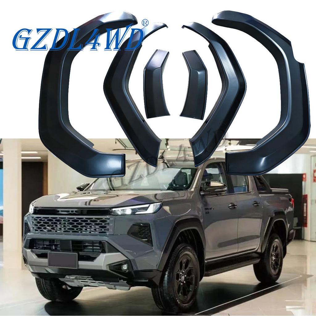 GZDL4WD 4X4 Wheel Arch Fender Flare for Hilux Travo 2026 Double Cab Prerunner & 4TREX