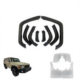 GZDL4WD 5 Door ABS Fender Flares for Land Cruiser FJ Cruiser LC76 SUV Offroad Mudflap Accessories