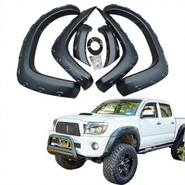 GZDL4WD ABS 4x4 Fender Flares for Tacoma 2005-2011 with Short Version Bed Wheel