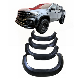 GZDL4WD ABS 4x4 Wheel Fender Flares for Benz X-class 2017-2020 Double/Single Fuel Tank Cut-out with 6-Month Warranty